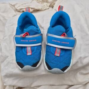 Nike Jordan 23/7.2 EasyOn toddler shoes Blue and Metallic Silver boys size 8C